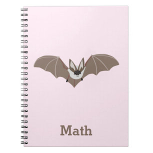 Personalisiertes Fledermaus-Muster-Notizbuch Notizblock