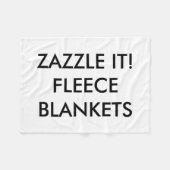 Personalisiertes Fleece-Blankenblatt Fleecedecke (Vorderseite (Horizontal))