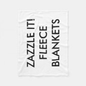 Personalisiertes Fleece-Blankenblatt Fleecedecke (Vorderseite)