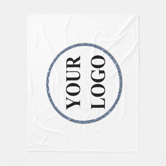 Personalisiertes Fleece Blanket Throw-Logo (Vorderseite)