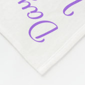 Personalisiertes Fleecedecke (Ecke)
