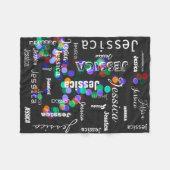 Personalisiertes Fleecedecke (Vorderseite (Horizontal))