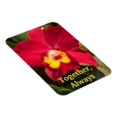 Personalisiertes Flexible Magnet Rot und Gelb Orch (Rechte Seite)