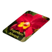 Personalisiertes Flexible Magnet Rot und Gelb Orch (Linke Seite)