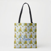 Personalisiertes Fliesenmuster Oliven Tasche (Vorderseite)