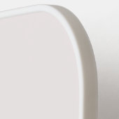 Personalisiertes floral elegantes Monogramm Pickleball Schläger (Linke Seite)