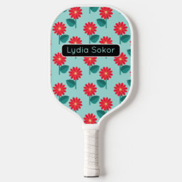 Personalisiertes Florales Pickleball-Paddle Pickleball Schläger