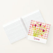 Personalisiertes Flower-Notebook Notizblock (Innenseite)