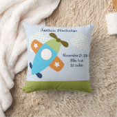 Personalisiertes Flugzeug, das den Flug um Himmels Kissen (Decke)