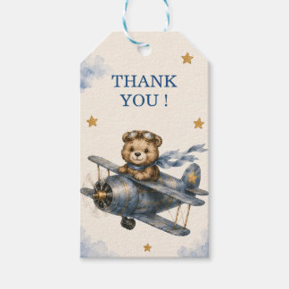 Personalisiertes Flugzeug-Erstgeburtstags-Geschenk Geschenkanhänger