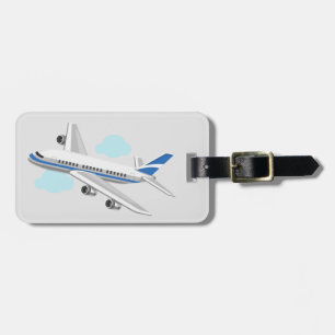 Personalisiertes Flugzeug Gepäckanhänger
