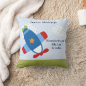 Personalisiertes Flugzeug Kissen (Decke)