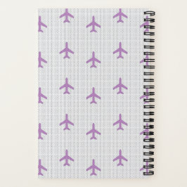 Personalisiertes Flugzeug Spiral Notebook Notizblock