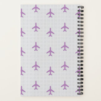 Personalisiertes Flugzeug Spiral Notebook Notizblock