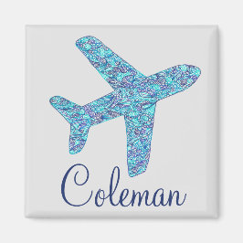 Personalisiertes Flugzeugmagazin Magnet