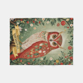 Personalisiertes Folienhühnchen Fleecedecke (Vorderseite (Horizontal))