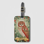 Personalisiertes Folienhühnchen Gepäckanhänger (Vorderseite Vertikal)