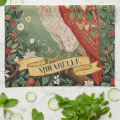 Personalisiertes Folienhühnchen Geschirrtuch (Gefaltet)