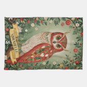 Personalisiertes Folienhühnchen Geschirrtuch (Horizontal)