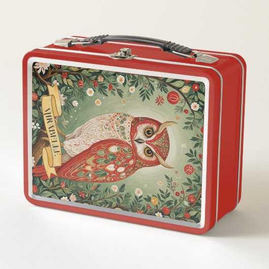 Personalisiertes Folienhühnchen Metall Brotdose (Vorderseite)