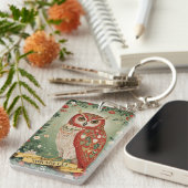 Personalisiertes Folienhühnchen Schlüsselanhänger (Vorderseite rechts)