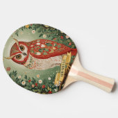 Personalisiertes Folienhühnchen Tischtennis Schläger (Seitenansicht)