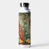 Personalisiertes Folienhühnchen Trinkflasche (Links)