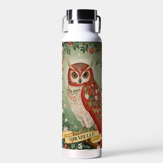 Personalisiertes Folienhühnchen Trinkflasche (Vorne)