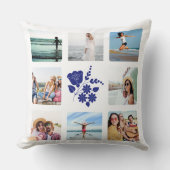 Personalisiertes Folkepatterkissen Kissen (Vorderseite)