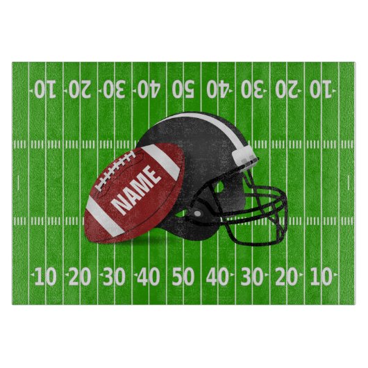 Personalisiertes Football Cutting Board Schneidebrett (Vorderseite)