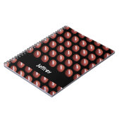 Personalisiertes Football-Notebook Notizblock (Linke Seite)