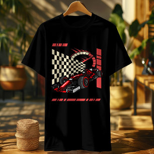 personalisiertes Formel Racing Autogeschenke Kinde T-Shirt