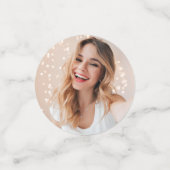 Personalisiertes Foto 16. Geburtstag Confetti Konfetti (Klein Vorderseite)