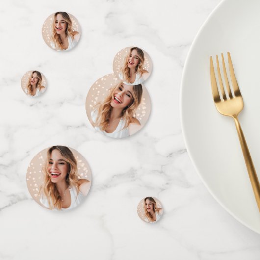 Personalisiertes Foto 16. Geburtstag Confetti Konfetti (Gruppe)