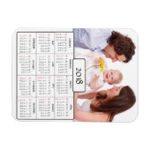 Personalisiertes Foto 2018 Kalenderzeitschrift Magnet (Horizontal)