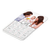 Personalisiertes Foto 2018 Kalenderzeitschrift Magnet (Linke Seite)