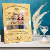 Personalisiertes Foto 50. Hochzeitsplatz Fotoplatte (Seite)