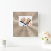 PERSONALISIERTES FOTO 60. Hochzeitstag Uhr (Zuhause)