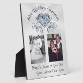 Personalisiertes Foto 60-jähriges Geschenk Fotoplatte (Seite)