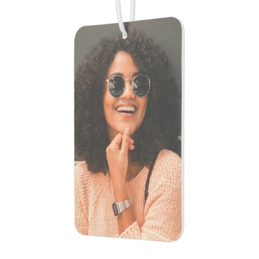 personalisiertes Foto Air Freshener Autolufterfrischer (Links)