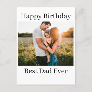 Personalisiertes Foto Alles Gute zum Geburtstag Be Postkarte