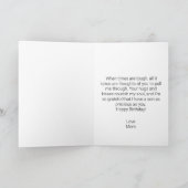 Personalisiertes Foto am 30. Geburtstag Karte (Innenseite)