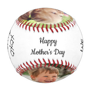 Personalisiertes Foto am Muttertag Baseball