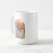 Personalisiertes Foto-Andenken 50. Jubiläums-Gesch Kaffeetasse (Vorderseite Links)