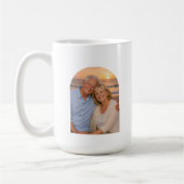 Personalisiertes Foto-Andenken 50. Jubiläums-Gesch Kaffeetasse (Links)