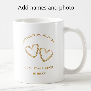 Personalisiertes Foto-Andenken 50. Jubiläums-Gesch Kaffeetasse