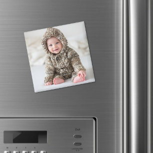 Personalisiertes Foto-Andenken für Neugeborene Magnet