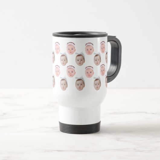 Personalisiertes Foto, Angepasste Tasse, Mama Vate Reisebecher (VorderseiteRechts)