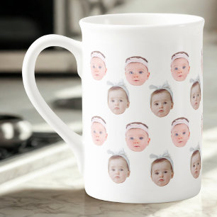Personalisiertes Foto, Angepasste Tasse, Vater-Mam Porzellantasse