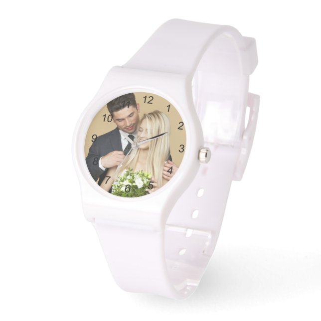 Personalisiertes Foto Armbanduhr (Winkel)